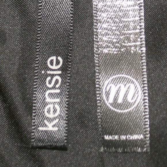 KENSIE Dress Knit Fall Chevron Stripe Multi Color Sleeveless Woven Orange M - Picture 6 of 13